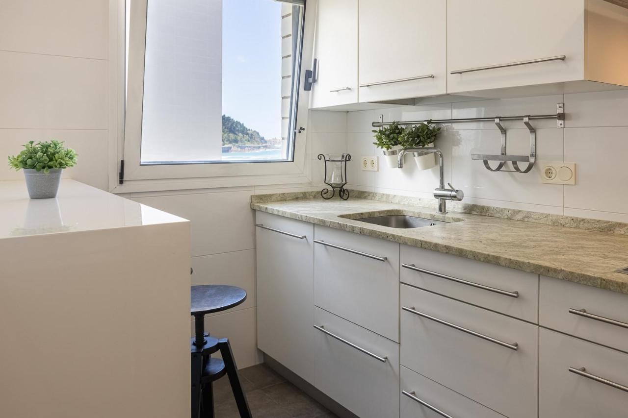 Egona-San Luis 2 Vivienda, Playa Y Garaje Apartman Zarautz Kültér fotó