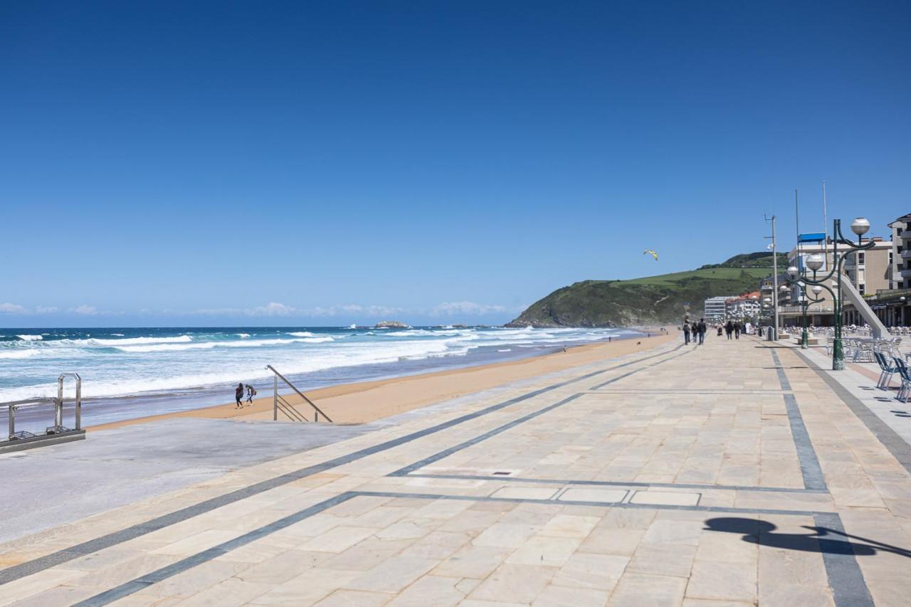 Egona-San Luis 2 Vivienda, Playa Y Garaje Apartman Zarautz Kültér fotó
