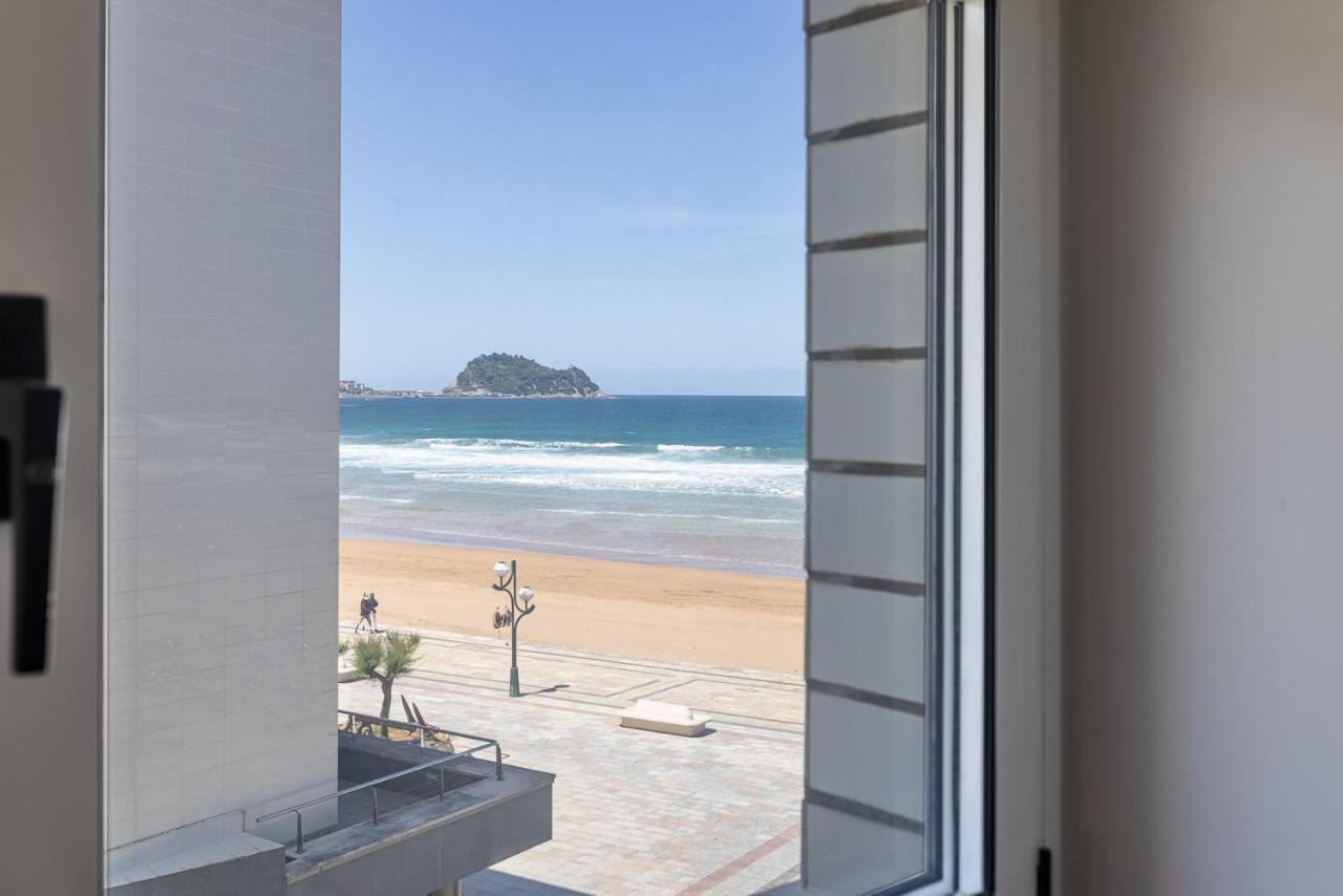 Egona-San Luis 2 Vivienda, Playa Y Garaje Apartman Zarautz Kültér fotó